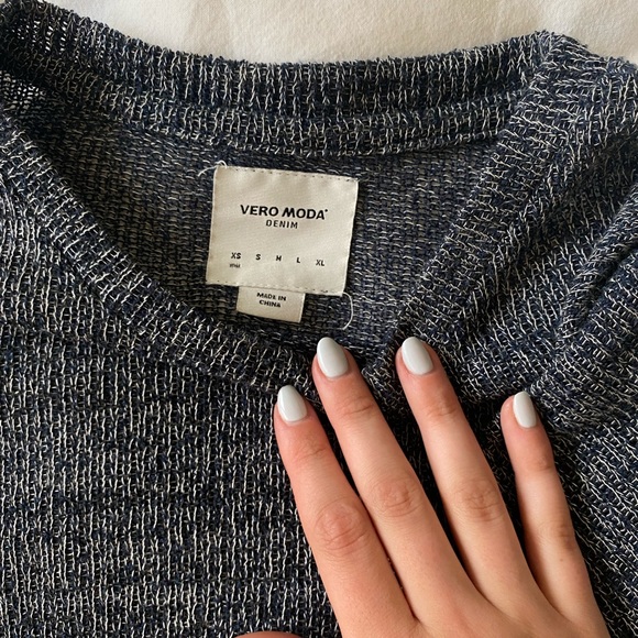 Vero Moda sheer knit dressy t-shirt - Picture 2 of 3